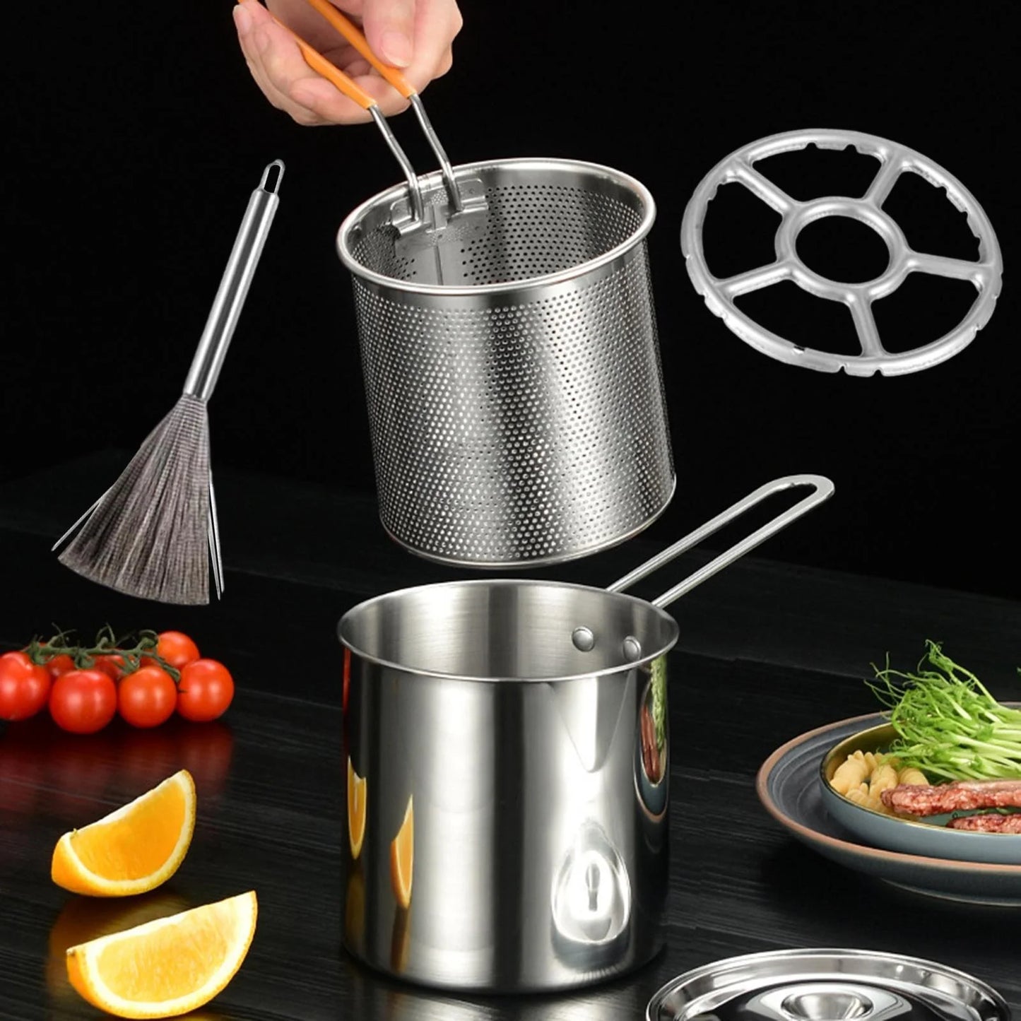 OLLA FREIDORA 1.2L | ¡CRUJIENTE CON MENOS ACEITE! + RECETARIO DIGITAL GRATIS