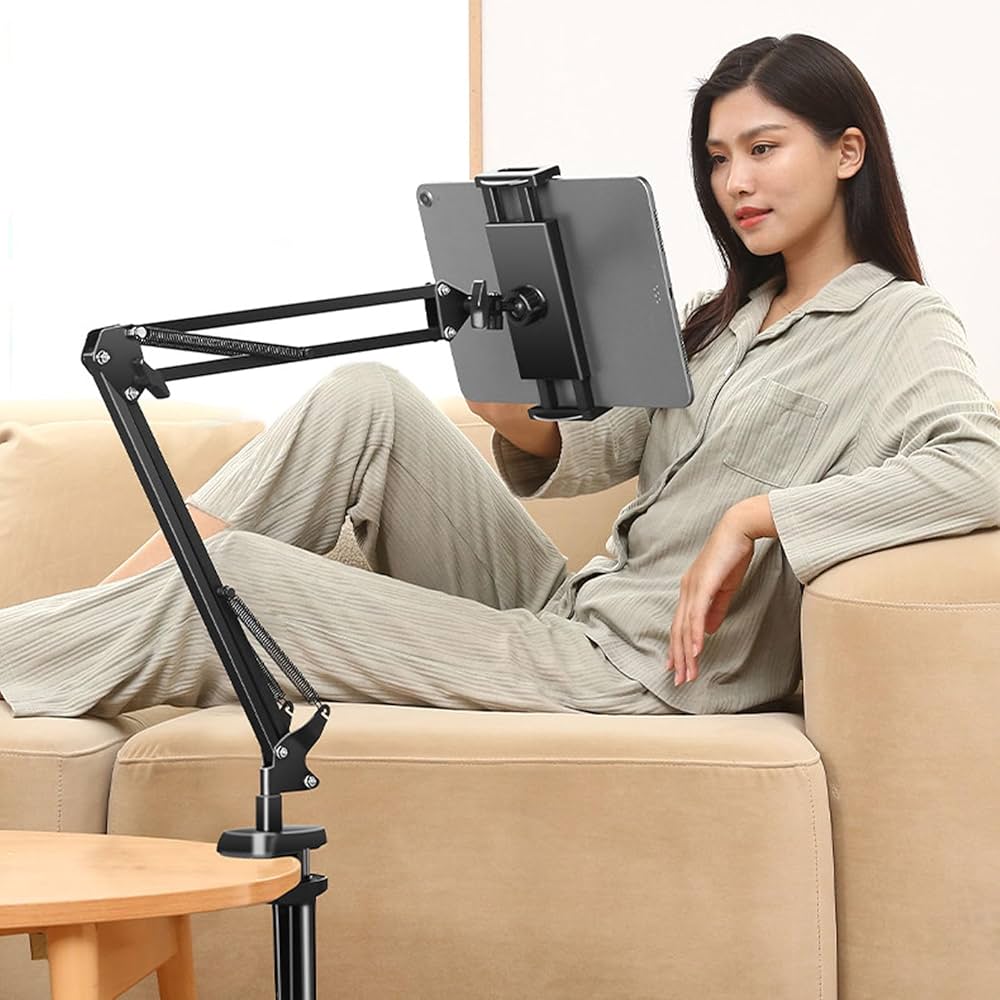 SOPORTE AJUSTABLE 360 PARA TABLET Y CELULAR + KIT INSTALACIÓN GRATIS