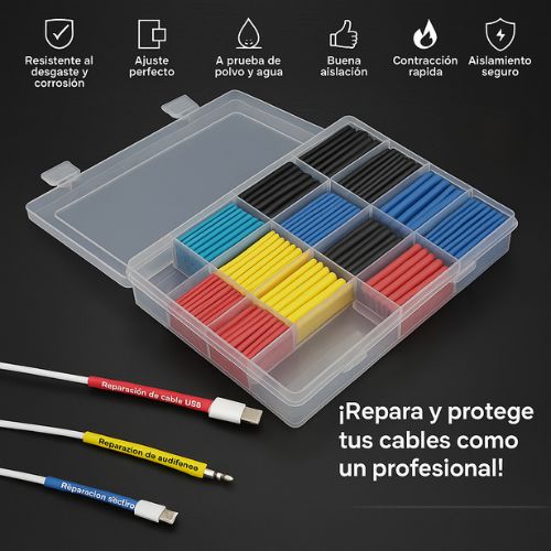 🚨OFERTA ESPECIAL: PELACABLES + TERMOENCOGIBLES RESISTENTES | GUÍA PDF INCLUIDA