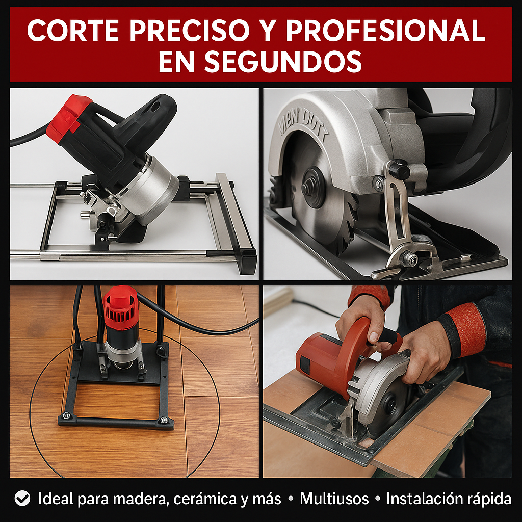 ⚡SOPORTE PROFESIONAL PARA AMOLADORA Y SIERRA + PLANTILLA DE MEDIDAS GRATIS 🛠️