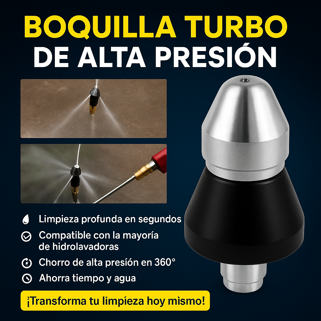 BOQUILLA DE ALTA PRESIÓN | DESTAPA ALCANTARILLAS EN 1 MINUTO + GUÍA DE USO GRATIS