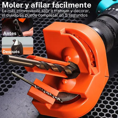 KIT AFILADOR DE BROCAS Y CUCHILLOS PROFESIONAL + GUÍA DE USO GRATIS