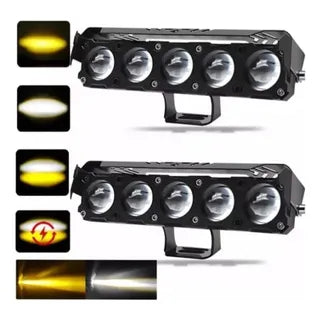 EXPLORADORA LED 6 OJOS| 120W POTENCIA REAL + RESISTENCIA IP67