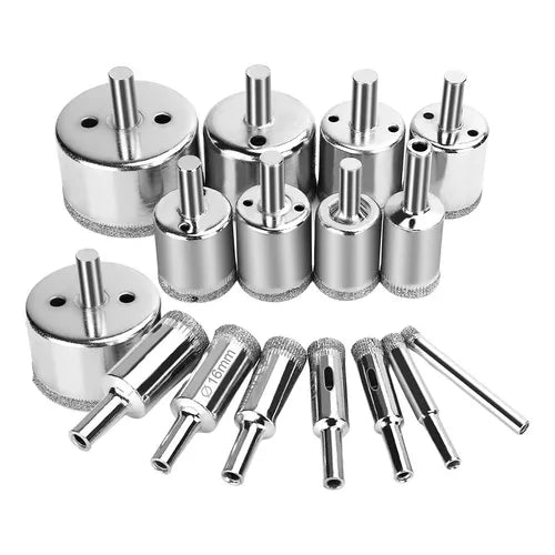 SET 15 BROCAS DIAMANTADAS - COMPATIBILIDAD UNIVERSAL