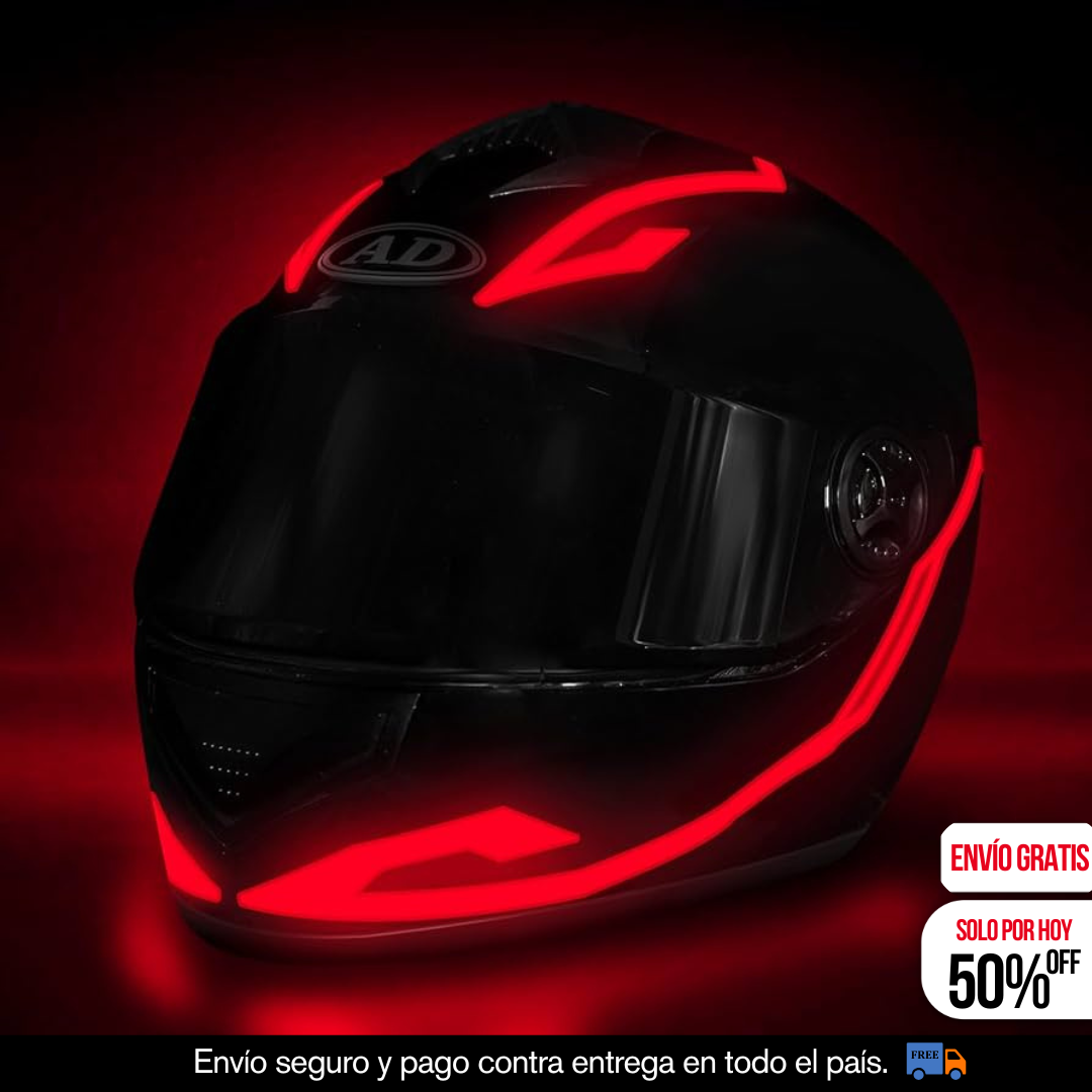 PACK CINTAS LED LUXURY PARA CASCO