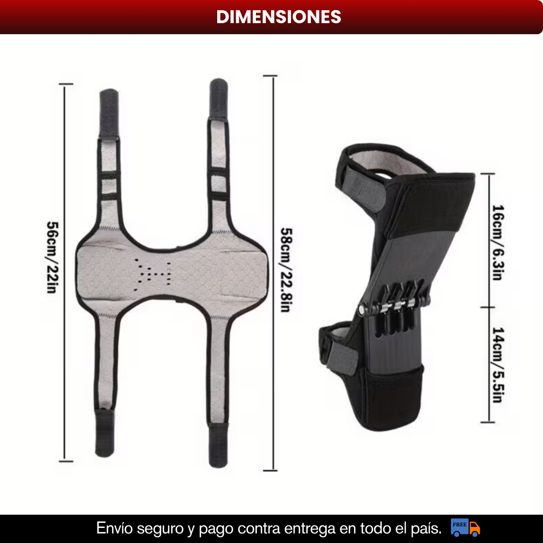 PAR DE RODILLERAS CON SOPORTE TRASERO