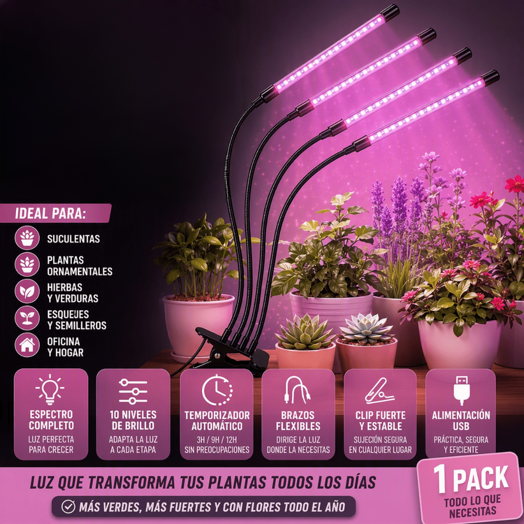 LUZ DE CULTIVO PARA CRECIMIENTO DE PLANTAS
