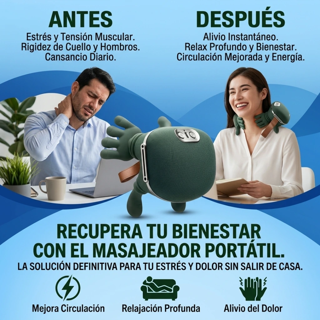 MASAJEADOR CERVICAL TEMPERATURA AJUSTABLE