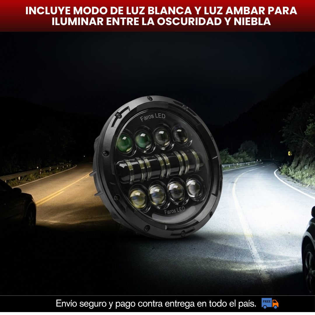 FARO LED 7 PULGADAS