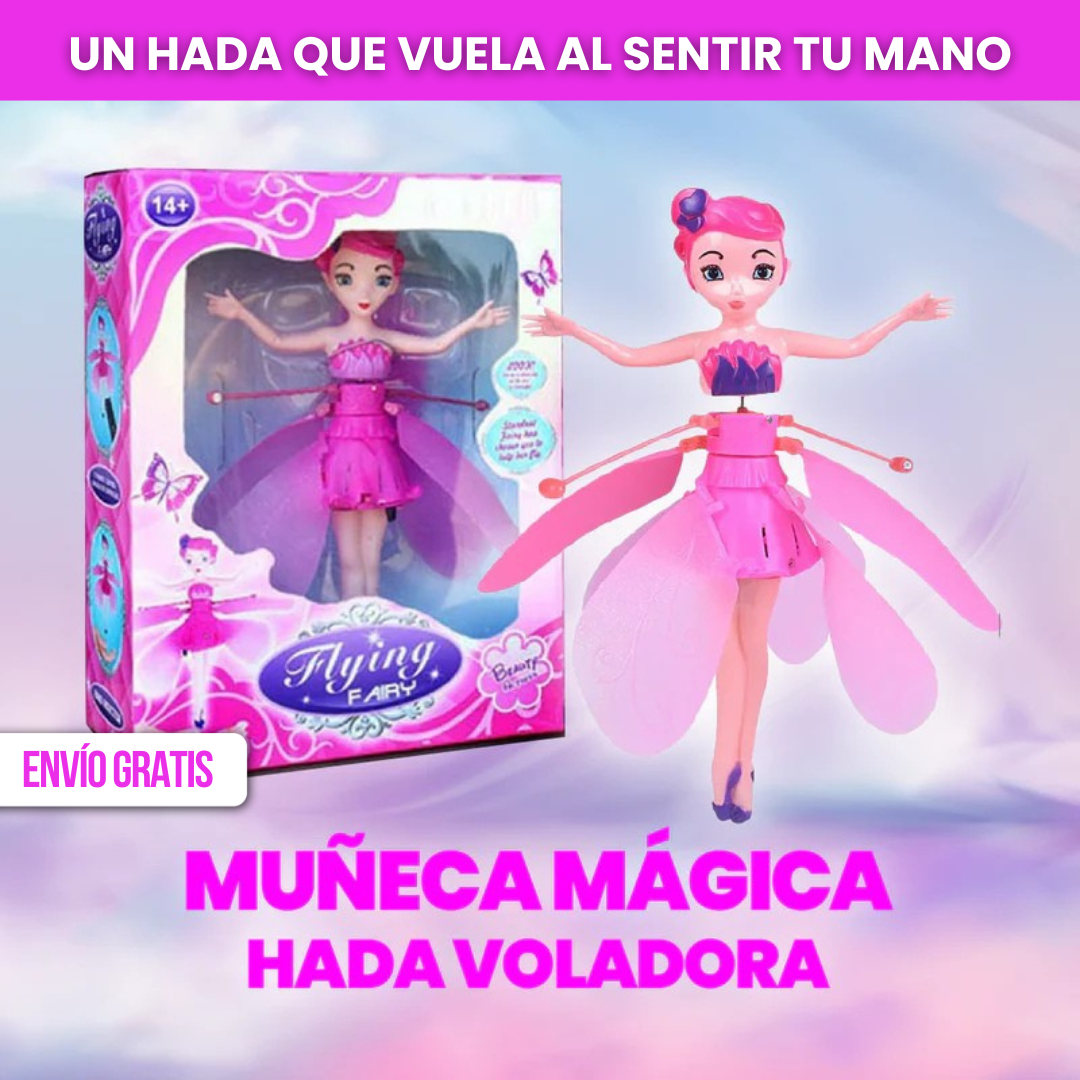 HADA MAGICA VOLADORA CON SENSOR DE MOVIMIENTO