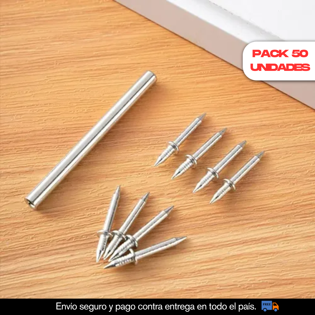 PACK X50 CLAVOS DOBLE PUNTA