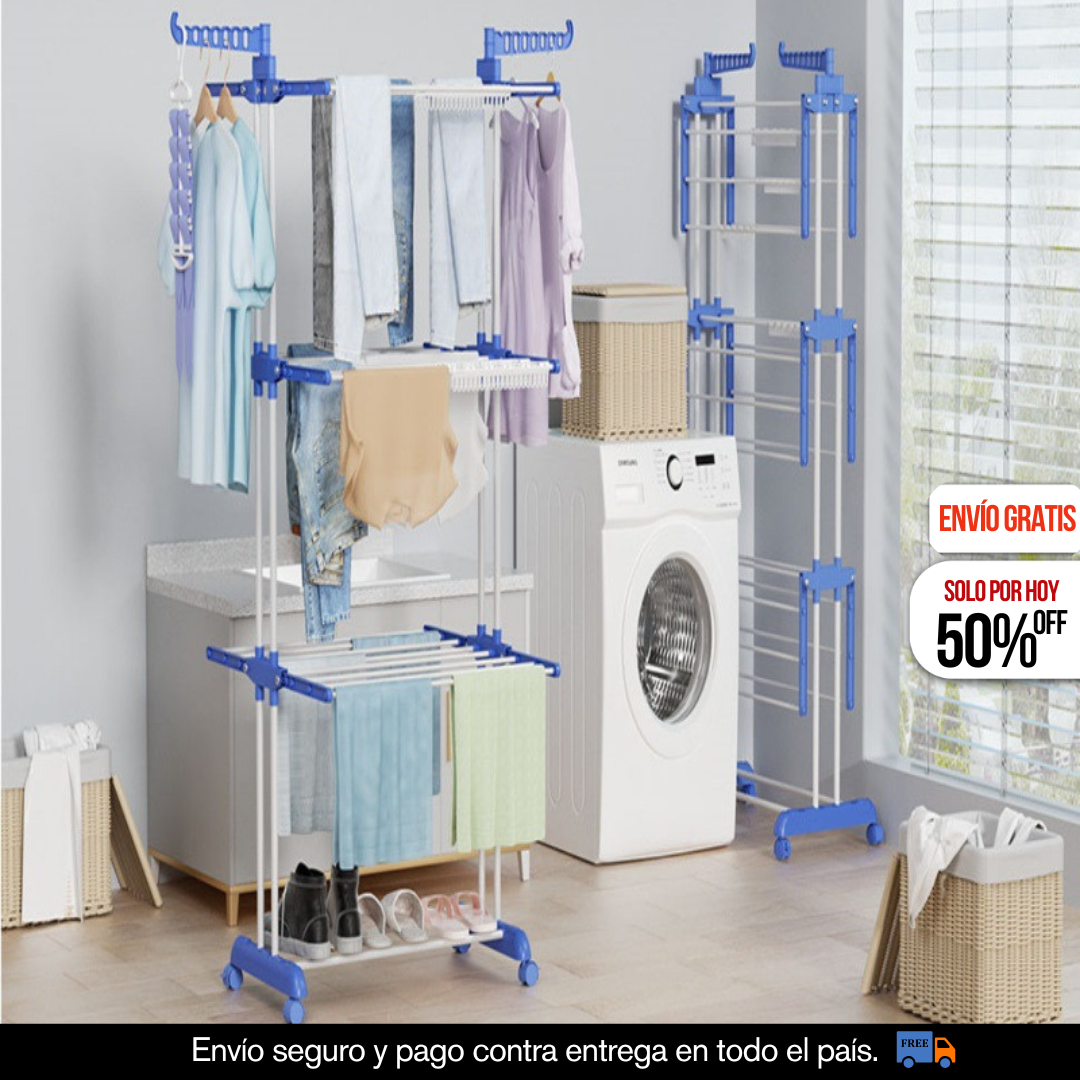 TENDEDERO PLEGABLE 3 NIVELES
