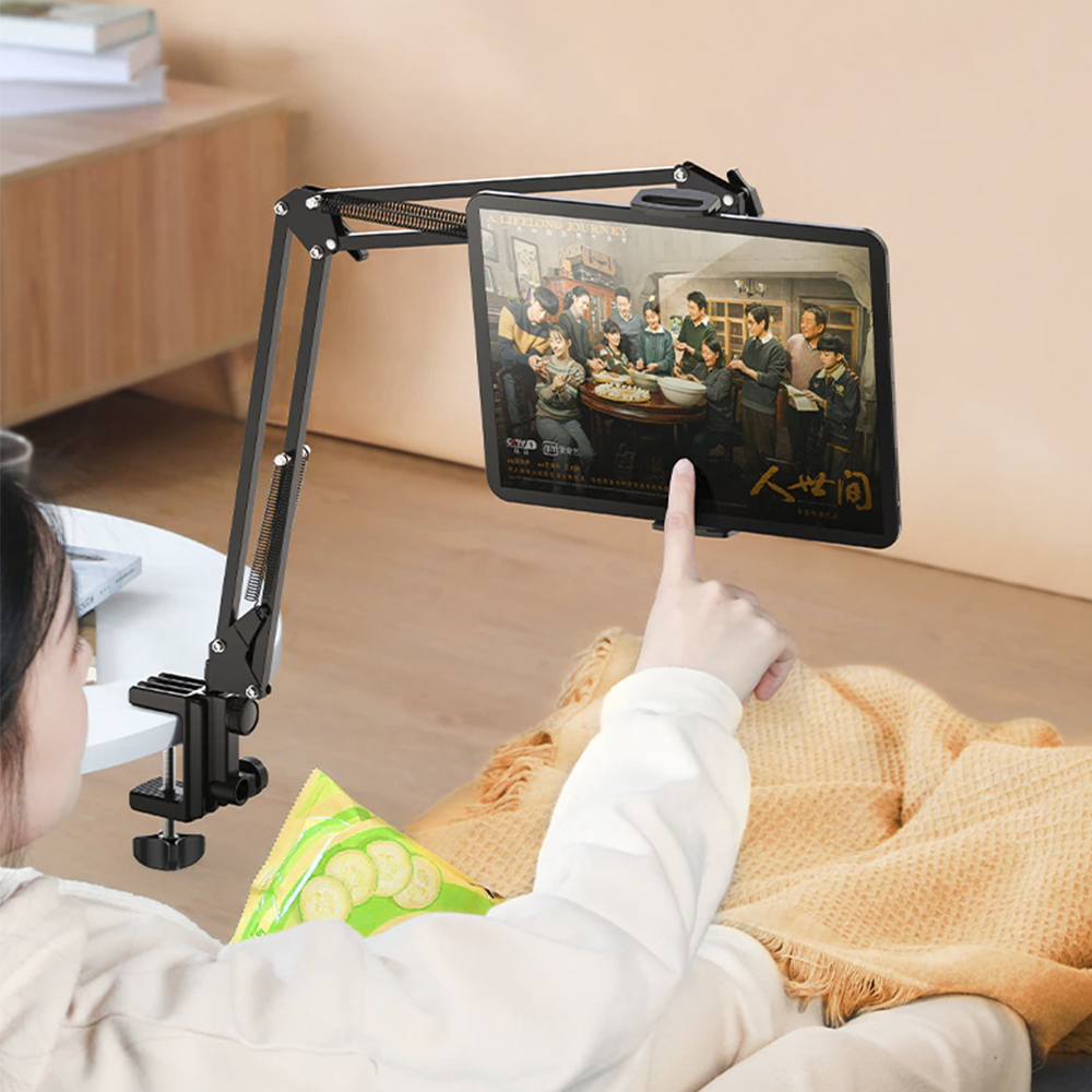 SOPORTE AJUSTABLE 360 PARA TABLET Y CELULAR + KIT INSTALACIÓN GRATIS