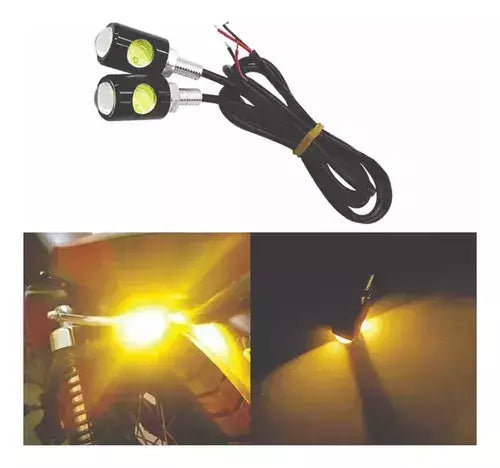 PAR DIRECCIONALES OJO DE AGUILA | LUZ LED + SECUENCIA DINÁMICA