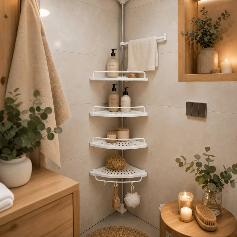 COMBO ORGANIZADOR PARA BAÑO + ESQUINERO DE DUCHA