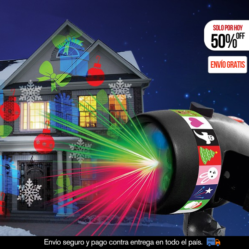 PROYECTOR FIGURAS NAVIDEÑO 12 DIAPOSITIVAS