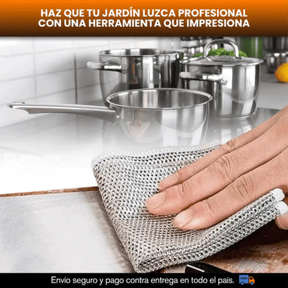 PACK PAÑOS METALICOS MULTIUSOS PAGA 10 LLEVA 20 UNIDADES