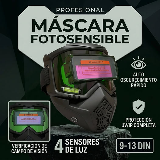 MASCARA SOLDADORA FOTOSENSIBLE