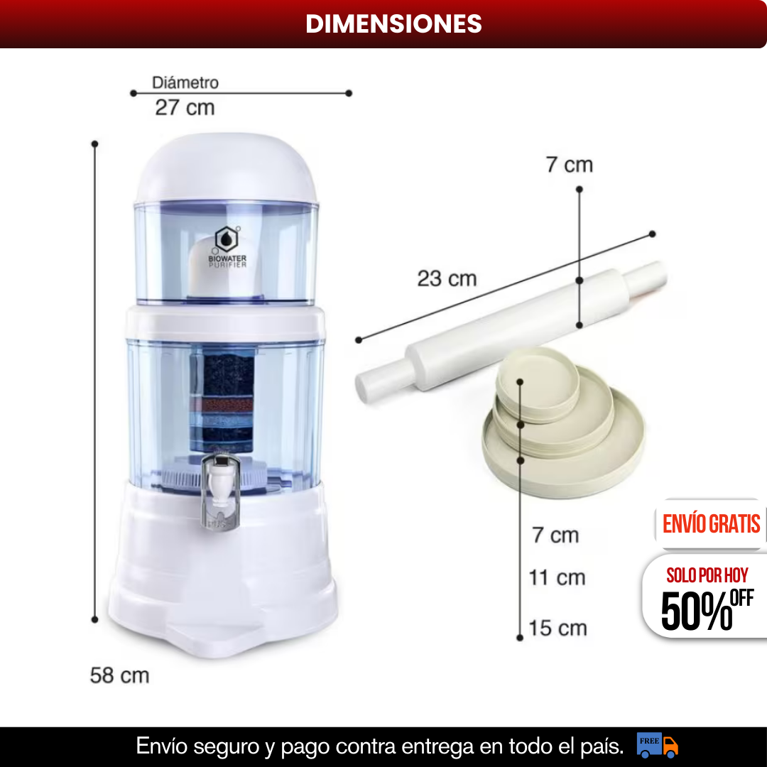 PURIFICADOR AGUA 14 LITROS