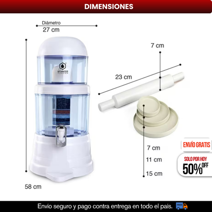 PURIFICADOR AGUA 14 LITROS