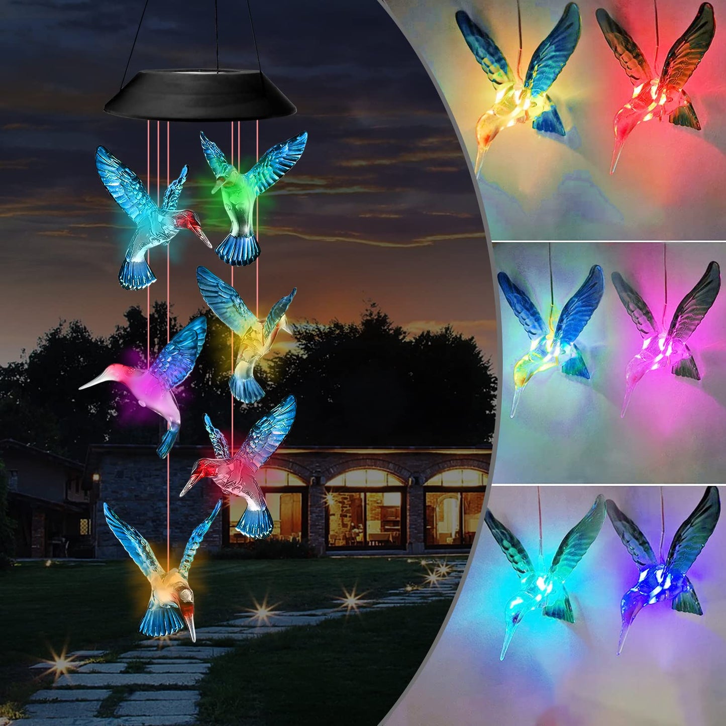 ⏳ ¡ÚLTIMAS UNIDADES! COLECCIÓN PRIMAVERA: COLIBRÍES SOLARES CON MOVIMIENTO REALISTA + GUÍA SOLAR GRATIS