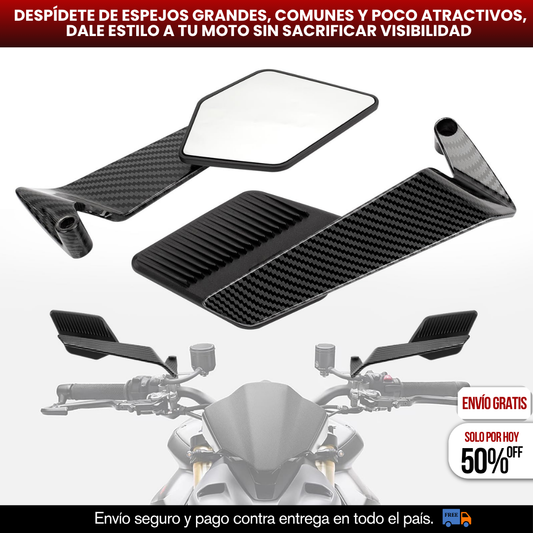 PAR ESPEJOS ALERÓN STEALTH MAX