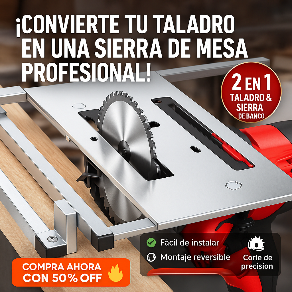 ⚡SOPORTE PROFESIONAL PARA AMOLADORA Y SIERRA + PLANTILLA DE MEDIDAS GRATIS 🛠️