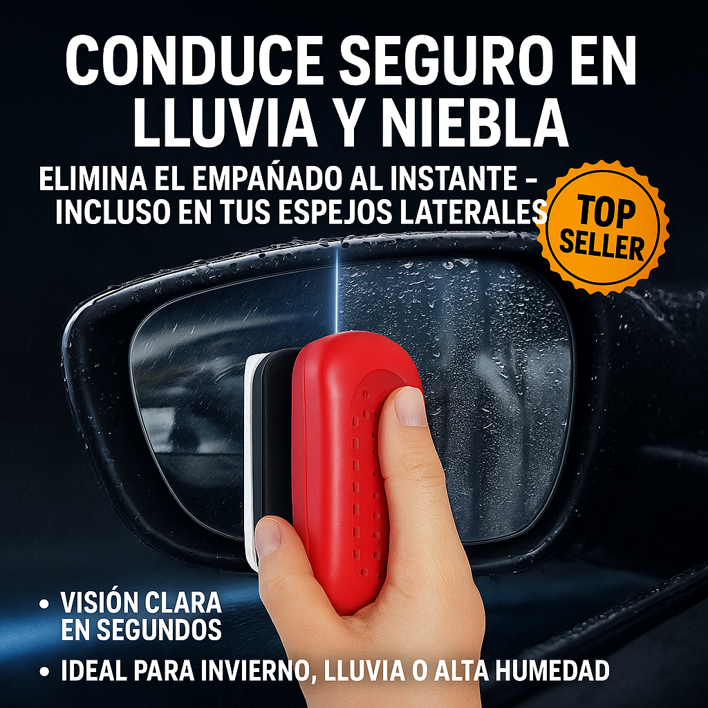 KIT LIMPIAPARABRISAS CON NANOTECNOLOGIA + REPUESTO GRATIS