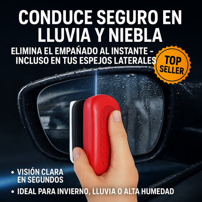 KIT LIMPIAPARABRISAS CON NANOTECNOLOGIA + REPUESTO GRATIS
