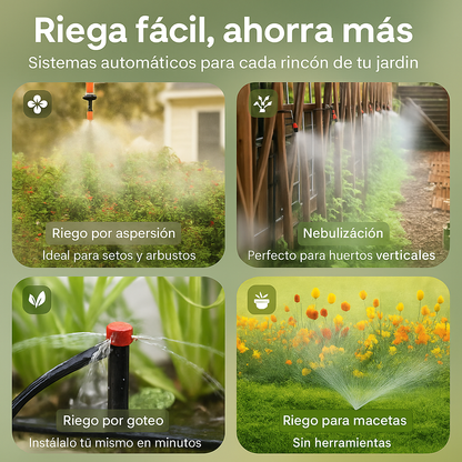 SISTEMA DE RIEGO PARA PLANTAS + SET INSTALACION Y ENVIO GRATIS