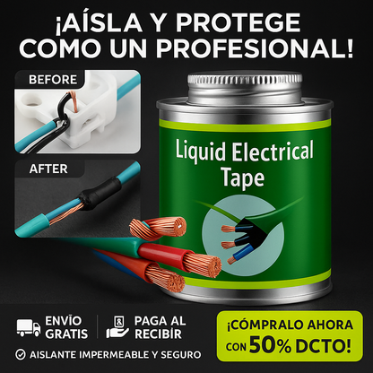 CINTA LÍQUIDA AISLANTE PROFESIONAL 2X1 (LLEVA 2, PAGA 1) + GUÍA DE SELLADO GRATIS