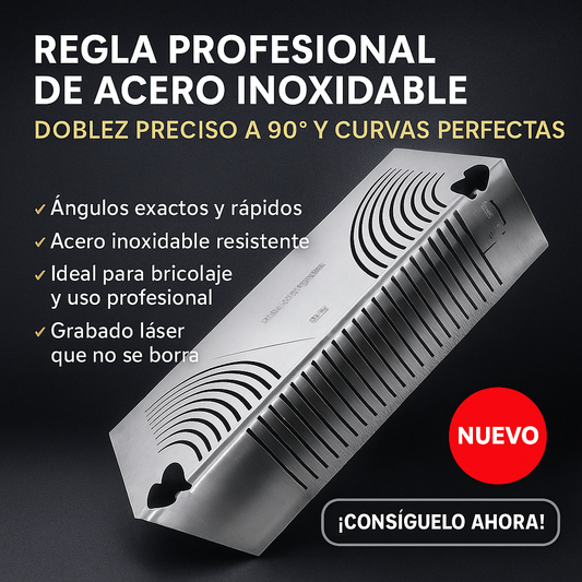 GUÍA ANGULAR MULTIFUNCIÓN | ACERO INOXIDABLE TEMPLADO + GUÍA DIGITAL GRATIS