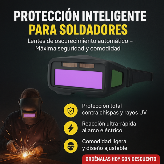 GAFAS DE SOLDADURA INTELIGENTES | AUTO-OSCURECIMIENTO + SENSOR SOLAR