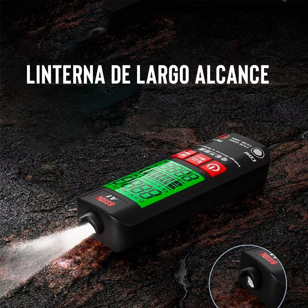 ⚡MULTÍMETRO INTELIGENTE ANTIQUEMADURAS CON PANTALLA LED + VIDEO CURSO BÁSICO GRATIS 🎁