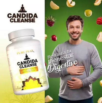 CANDIDA CLEANSE – CONTROLA ANTOJOS, DESINFLAMA ABDOMEN Y COMBATE CANSANCIO
