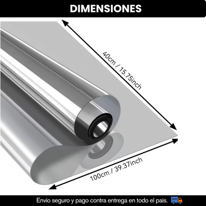 POLARIZADO EFECTO ESPEJO PARA PUERTAS Y VENTANAS