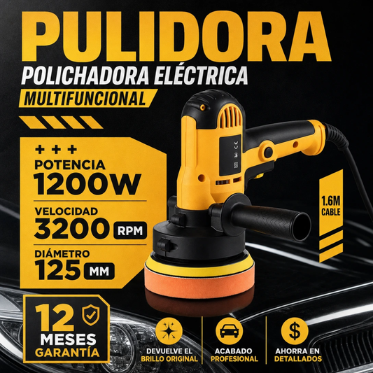 KIT PULIDORA ELECTRICA POLICHADORA