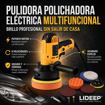 KIT PULIDORA ELECTRICA POLICHADORA