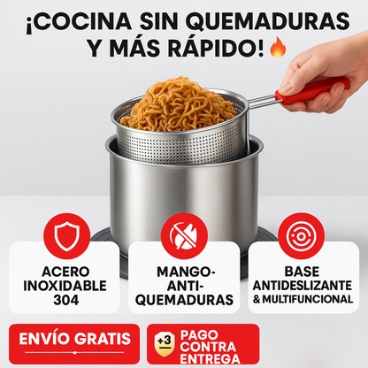 OLLA FREIDORA 1.2L | ¡CRUJIENTE CON MENOS ACEITE! + RECETARIO DIGITAL GRATIS