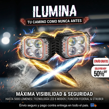 PAR EXPLORADORAS 4X4 LUPAS CON FUNCION FEDERAL