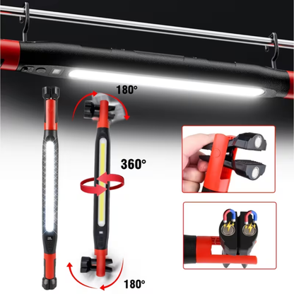 BARRA LINTERNA LED MAGNETICA RECARGABLE 360° GRADOS