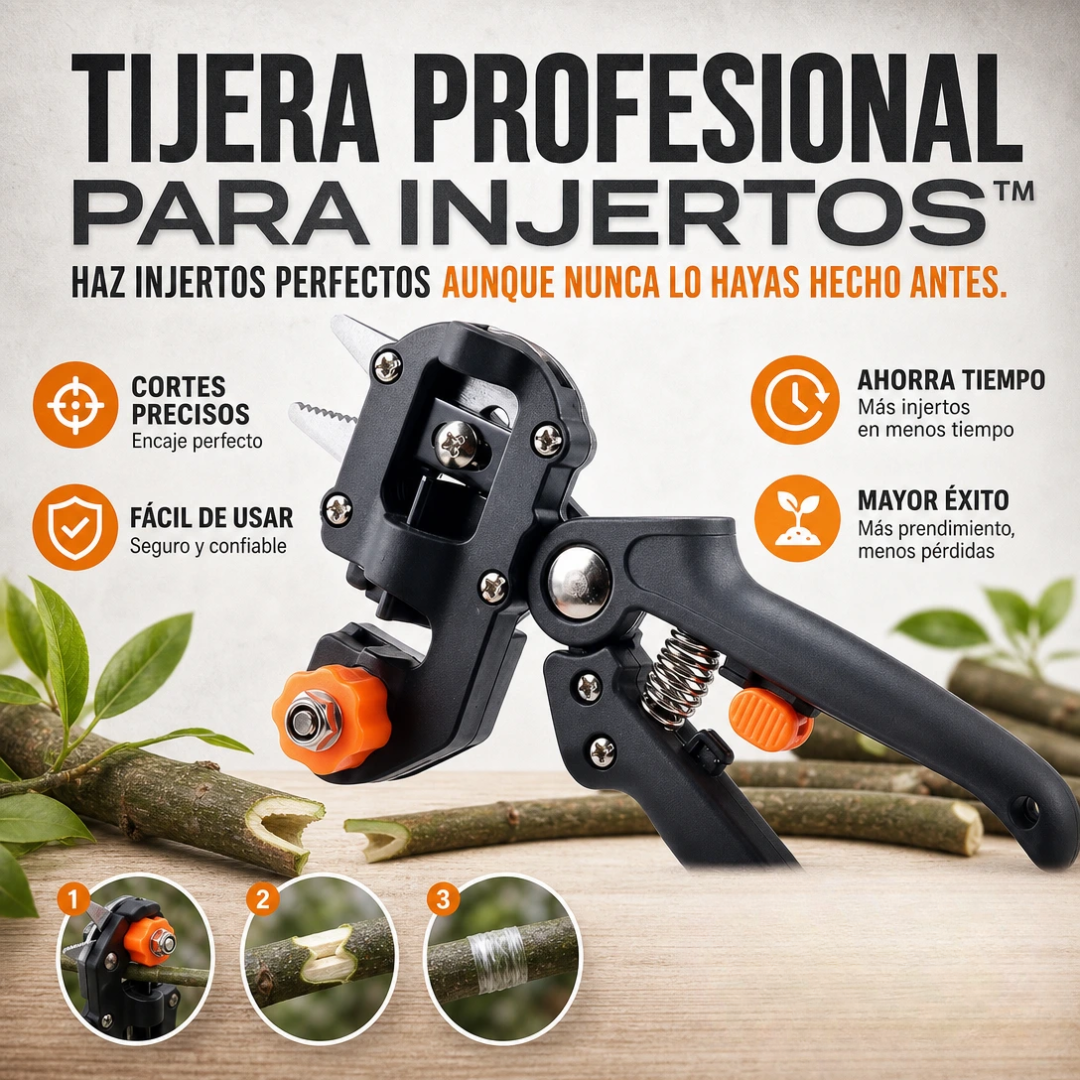 TIJERA PROFESIONAL PARA INJERTO AGRICOLA