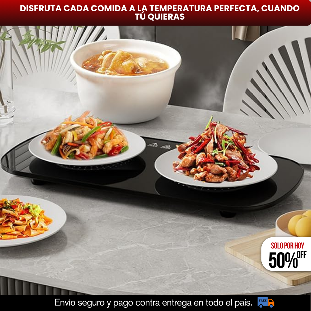 BANDEJA CALEFACTORA DE PLATOS ELECTRICA