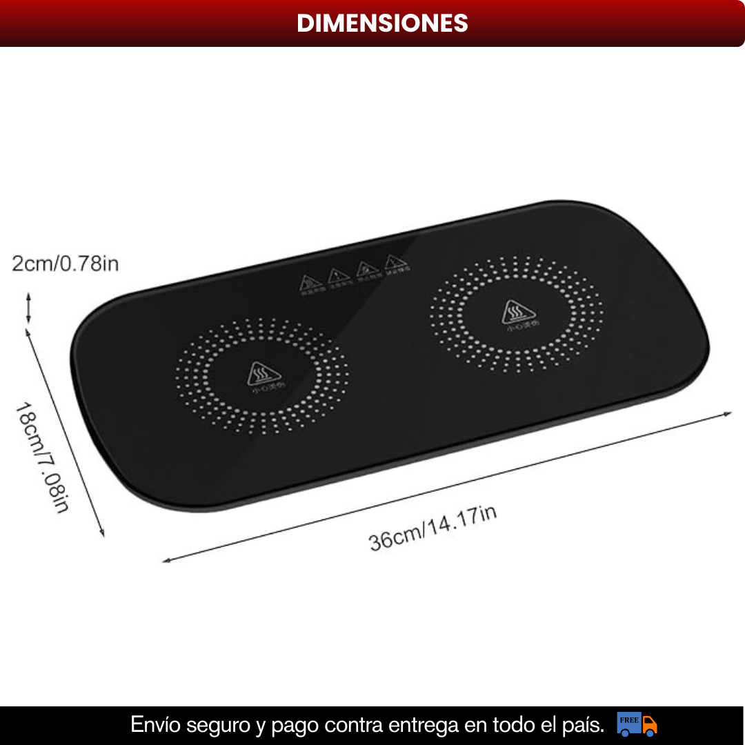 BANDEJA CALEFACTORA DE PLATOS ELECTRICA