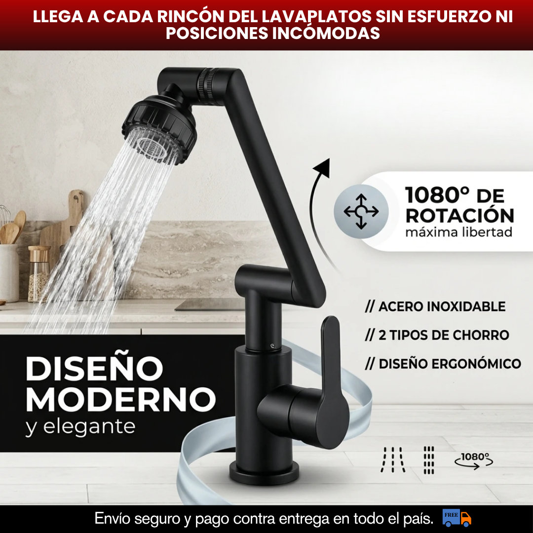 GRIFO 360° GRADOS CON BRAZO MECANICO