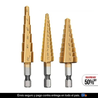 KIT DISCO DE CORTE + BROCAS PERFORADORAS