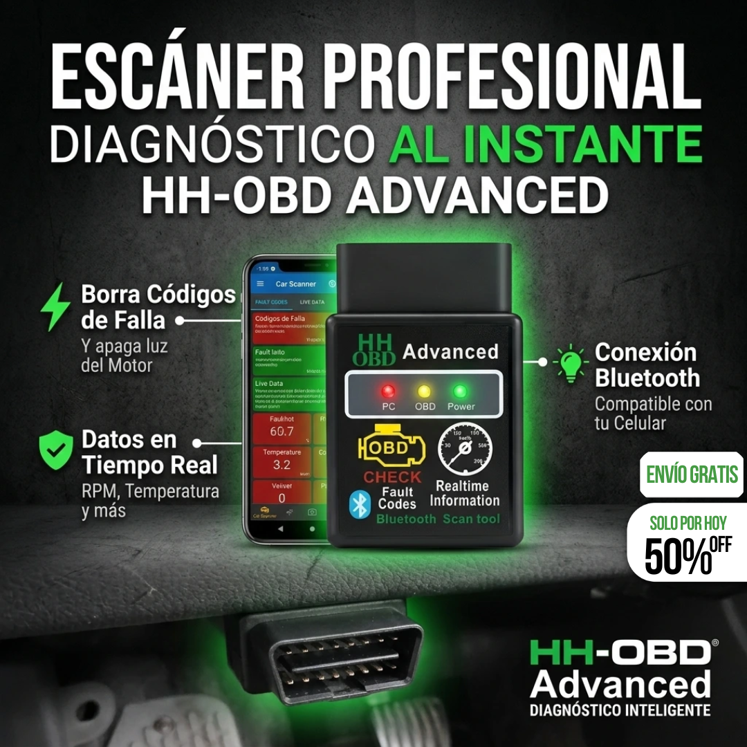 ESCANER AUTOMOTRIZ PROFESIONAL BLUETOOTH