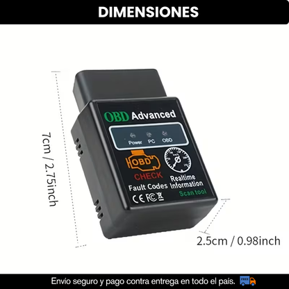 ESCANER AUTOMOTRIZ PROFESIONAL BLUETOOTH