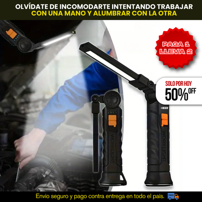 LINTERNA MAGNETICA 360° - PAGA 1 LLEVA 2