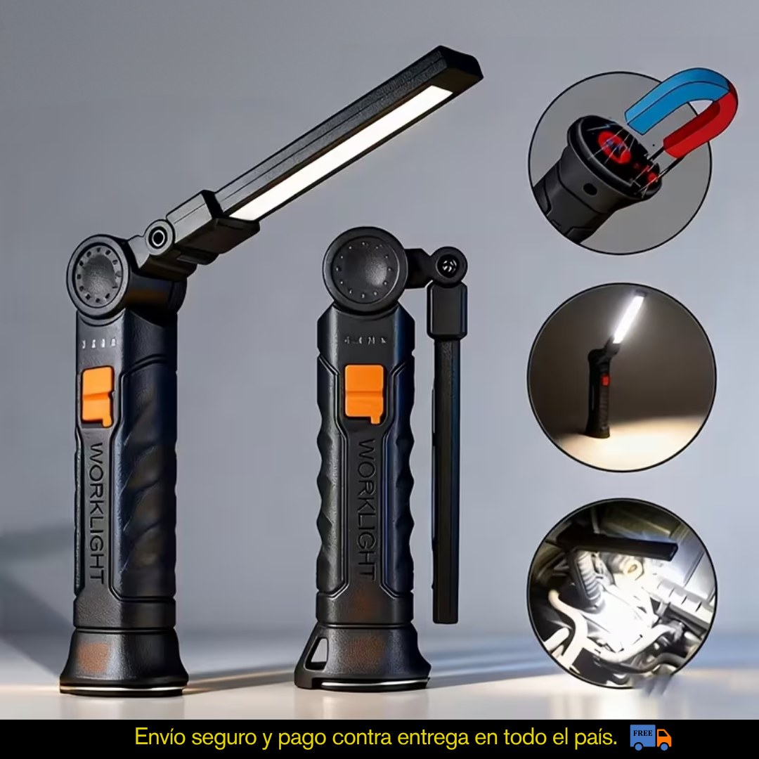 LINTERNA MAGNETICA 360° - PAGA 1 LLEVA 2